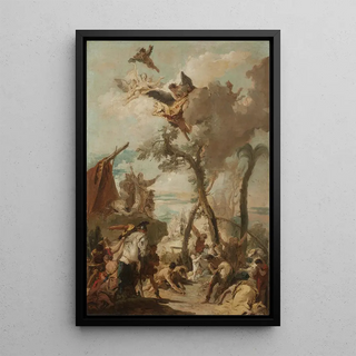 Giovanni Battista Tiepolo - Los hebreos recogiendo el man en el desierto boceto.webp