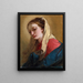 Marie-Madeleine Ansicht von drei Vierteln, mit einem weißen Tuch bedeckt - Giovanni Battista Tiepolo — gerahmtes Bild an der Wand
