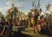 Die Königin Zenobia, die sich an ihre Soldaten wendet - Giovanni Battista Tiepolo — Ansicht des Kunstwerks