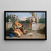 Renaud und Armide in seinem Garten - Giovanni Battista Tiepolo — gerahmtes Bild an der Wand