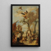 Die Hebräer, die die Manna in der Wüste sammeln - Giovanni Battista Tiepolo — gerahmtes Bild an der Wand