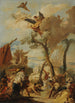 Die Hebräer, die die Manna in der Wüste sammeln - Giovanni Battista Tiepolo — Ansicht des Kunstwerks
