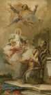 L'Immaculée Conception Joachim und Anna empfangen die Jungfrau Maria von Gott dem Vater - Giovanni Battista Tiepolo — Ansicht des Kunstwerks