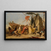 La Rencontre d'Antoine et Cléopâtre - Giovanni Battista Tiepolo — gerahmtes Bild an der Wand