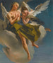 Zwei fliegende Engel - Giovanni Battista Tiepolo — Ansicht des Kunstwerks