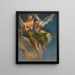Zwei fliegende Engel - Giovanni Battista Tiepolo — gerahmtes Bild an der Wand