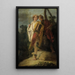Junger Mann mit Bogen und großem Köcher und sein Begleiter mit einem Schild - Giovanni Battista Tiepolo — gerahmtes Bild an der Wand