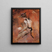 Eine junge Mutter mit Hut - Giovanni Boldini — gerahmtes Bild an der Wand