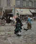 Überqueren der Straße - Giovanni Boldini — Ansicht des Kunstwerks