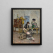 Gitarist - Giovanni Boldini — gerahmtes Bild an der Wand