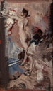 Feminines Nacktbild mit Tigerhaut - Giovanni Boldini — Ansicht des Kunstwerks