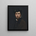 Portrait eines jungen Mannes - Giovanni Boldini — gerahmtes Bild an der Wand
