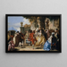 Eine Tanzszene auf dem Land - Giovanni Domenico Tiepolo — gerahmtes Bild an der Wand
