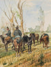 Butteri in Maremma - Giovanni Fattori — Ansicht des Kunstwerks