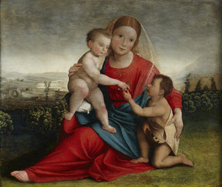 Giovanni Francesco Caroto - Virgin and Child with the Infant John.webp