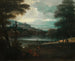 Landschaft mit ruhenden Hirten - Giovanni Francesco Grimaldi — Ansicht des Kunstwerks
