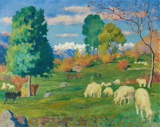 Herbstlandschaft - Giovanni Giacometti — Ansicht des Kunstwerks