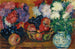 Stillleben mit Astern, Äpfeln und Trauben - Giovanni Giacometti — Ansicht des Kunstwerks
