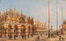 Ansicht der Basilika San Marco und des Markusplatzes - Giovanni Grubacs — Ansicht des Kunstwerks