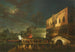 Venedig, ein Fest auf der Piazzetta bei Nacht - Giovanni Grubacs — Ansicht des Kunstwerks