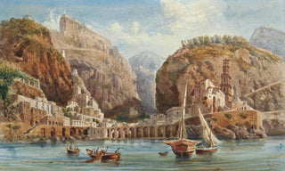 Giovanni Lanza - Fishing at Atrani on the Amalfi coast.webp
