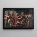 Begegnung zwischen Esau und Jakob - Giovanni Maria Bottala — gerahmtes Bild an der Wand