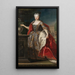 Portrait von Anne Christine de Sulzbach 1704-1723 - Giovanni Panealbo — gerahmtes Bild an der Wand