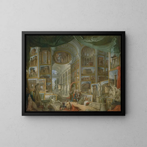 Rom antik - Giovanni Paolo Panini — gerahmtes Bild an der Wand