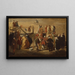 Festival auf der Piazza Navona - Giovanni Paolo Panini — gerahmtes Bild an der Wand