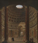 Innenansicht des Pantheon in Rom - Giovanni Paolo Panini — Ansicht des Kunstwerks