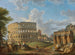 Landschaft mit dem Kolosseum und dem Konstantinsbogen in Rom - Giovanni Paolo Panini — Ansicht des Kunstwerks