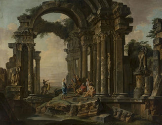 Römische Ruinen - Giovanni Paolo Panini — Ansicht des Kunstwerks