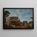 Vue du Colisée et de l'Arc de Constantin - Giovanni Paolo Panini — gerahmtes Bild an der Wand