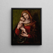 Jungfrau mit Kind - Giovanni Pietro Rizzi Pedrini — gerahmtes Bild an der Wand