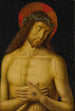 Der Christus als Mann der Schmerzen - Giovanni Santi — Ansicht des Kunstwerks