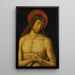Der Christus als Mann der Schmerzen - Giovanni Santi — gerahmtes Bild an der Wand