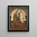 Madone der Demut - Giovanni da Francia — gerahmtes Bild an der Wand
