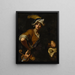 David mit dem Kopf Goliaths - Girolamo Buratti — gerahmtes Bild an der Wand