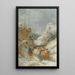 Berger mit Herde von Rindern - Girolamo Gianni — gerahmtes Bild an der Wand