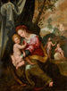 Die Jungfrau mit Kind mit Noli Me Tangere Beyond - Girolamo Macchietti — Ansicht des Kunstwerks