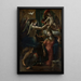 L'Annonciation - Girolamo Mazzola Bedoli — gerahmtes Bild an der Wand