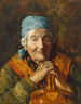 Eine Studie einer alten Frau - Girolamo Nerli — Ansicht des Kunstwerks