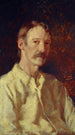 Robert Louis Stevenson 1850-1894 Essayist Dichter und Romancier - Girolamo Nerli — Ansicht des Kunstwerks