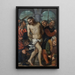 La Flagellation - Girolamo Romanino — gerahmtes Bild an der Wand