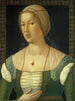 Portrait einer jungen Frau - Girolamo di Benvenuto — Ansicht des Kunstwerks