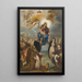 Remise du rosaire - Giulio Cesare Angeli — gerahmtes Bild an der Wand