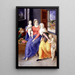 Sainte Famille avec Sainte Isabelle et Saint Jean - Giulio Clovio — gerahmtes Bild an der Wand