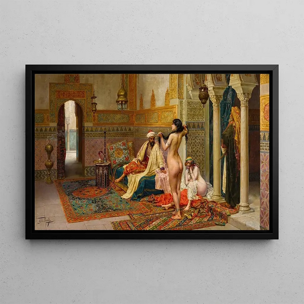 La Favorite - Giulio Rosati — gerahmtes Bild an der Wand