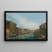 Ansicht des Großen Kanals vom Palazzo Grimani - Giuseppe Bernardino Bison — gerahmtes Bild an der Wand