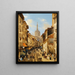 La ruelle des domestiques de Milan - Giuseppe Canella — gerahmtes Bild an der Wand